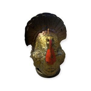 Vintage Gurley Thanksgiving Turkey Candle - 4.5 Inches